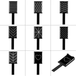 2017 Мода узоры магнит плиты палочка ногтей Книги по искусству для DIY 3D Магнитная лак с 8 выбор доставка Лидер продаж