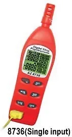 

AZ 8736 Pocket Hygro-thermometer with K thermocouple temperature humidity Meter, 99 Memories