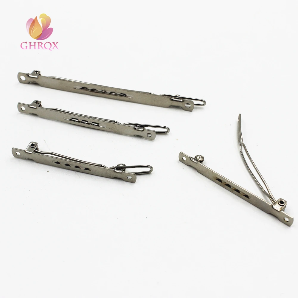 

GHRQX Rhodium / Gold DIY hair clips hair accessories wholesale Jewelry 5pcs