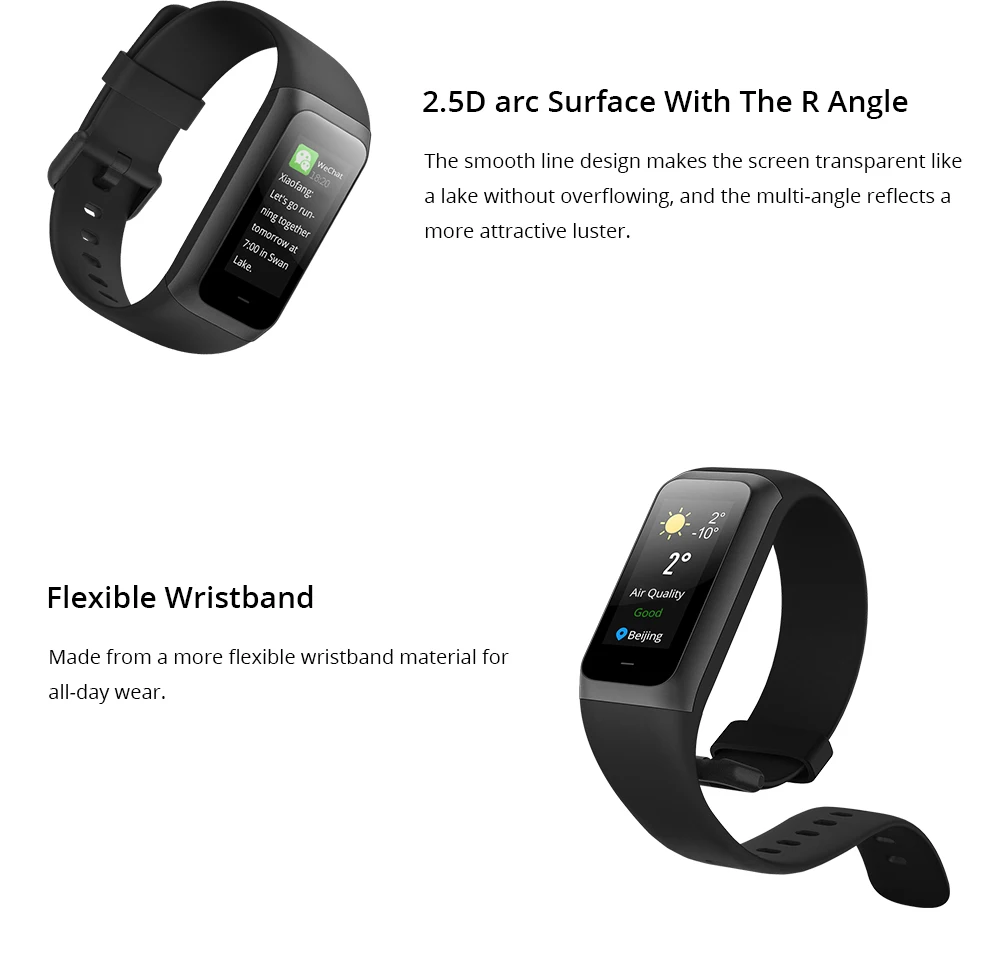 Xiaomi Amazfit cor 2 Смарт-часы спортивный ремешок 2 Браслет монитор сердечного ритма водонепроницаемый ips экран 20 дней в режиме ожидания английская версия