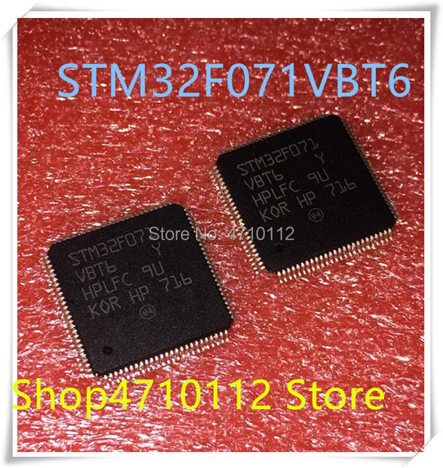 Новинка 5 шт./лот STM32F071VBT6 STM32F071 VBT6 LQFP 100 IC|Аксессуары для батарей| |