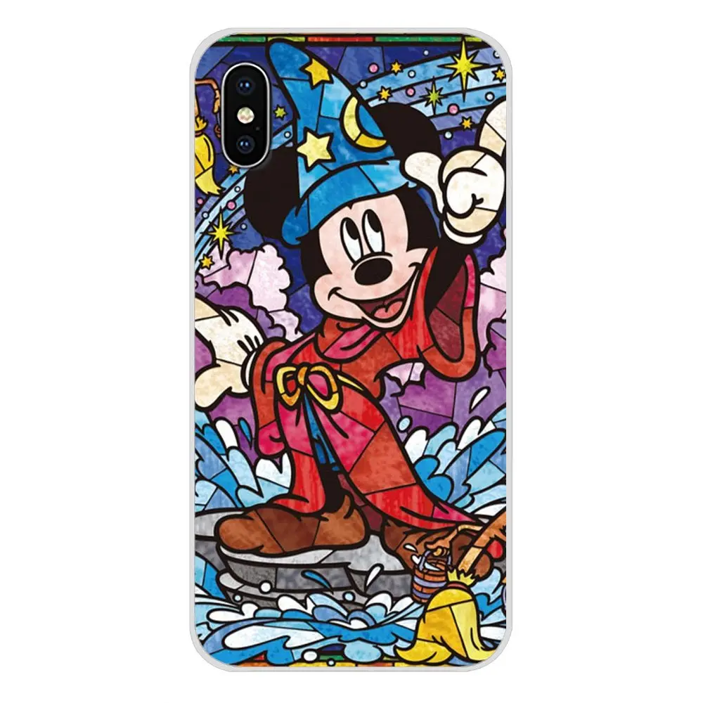 Аксессуары чехол Фея Алиса Стич Микки Маус мари кот для Samsung Galaxy A5 A6S A7 A8 A9S Star J4 J6 J7