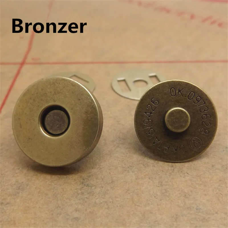 Brass Bag Magnetic Button, Round, Size: 18 Mm at Rs 4/piece in