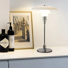 E14 220 В, современный Настольный светильник со стеклянным камнем, светодиодный светильник для чтения, для учебы, спальни, для украшения дома, индивидуальные светильники