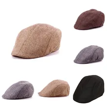 Giraffita осень 5 цветов берет мужские дизайнерские льняные шапки-береты удобные Boinas дышащая сетчатая шляпа