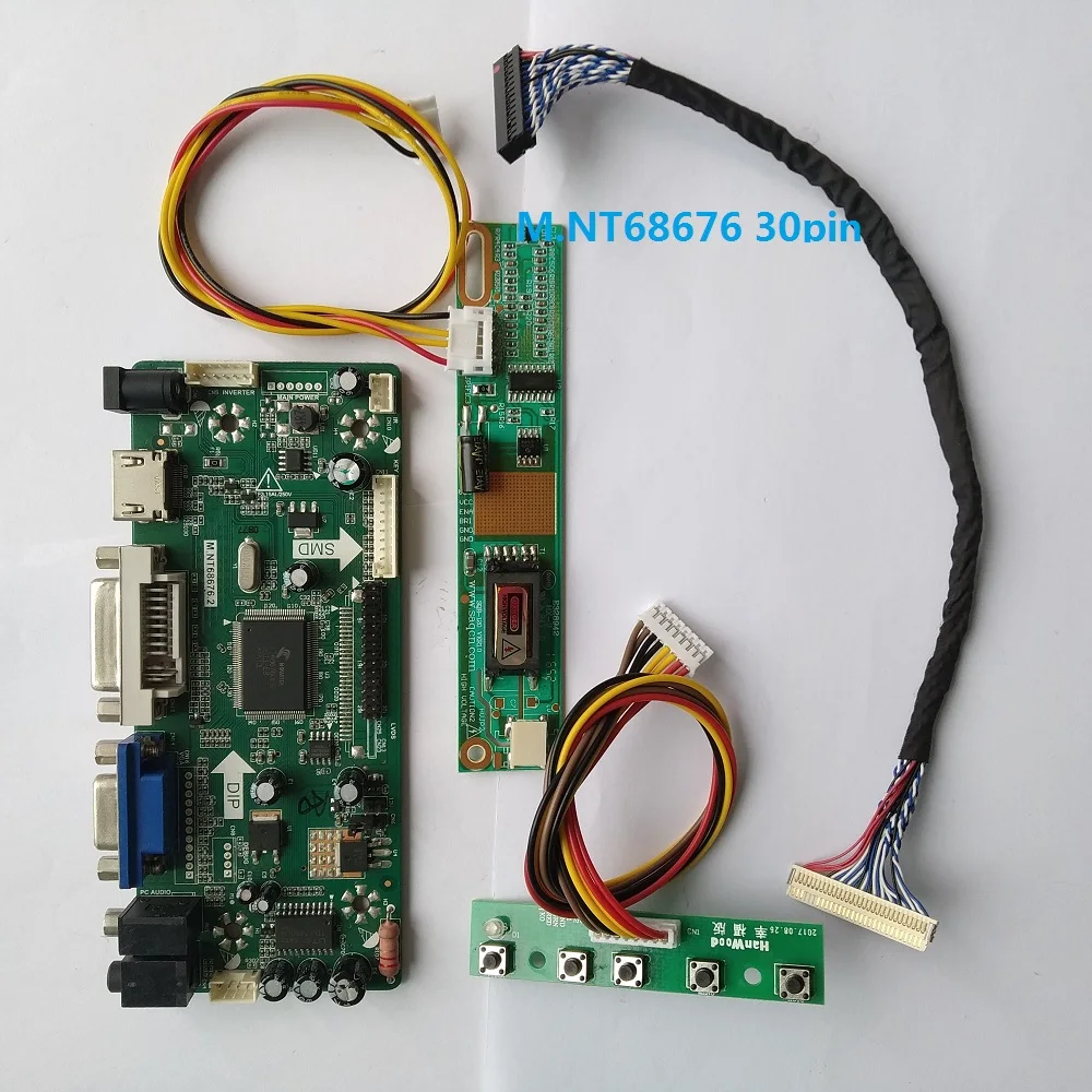 For LTN154P1-L03 Screen panel Monitor Kit 1 Lamps 30pin LVDS 1680X1050 VGA HDMI LCD DVI 15.4