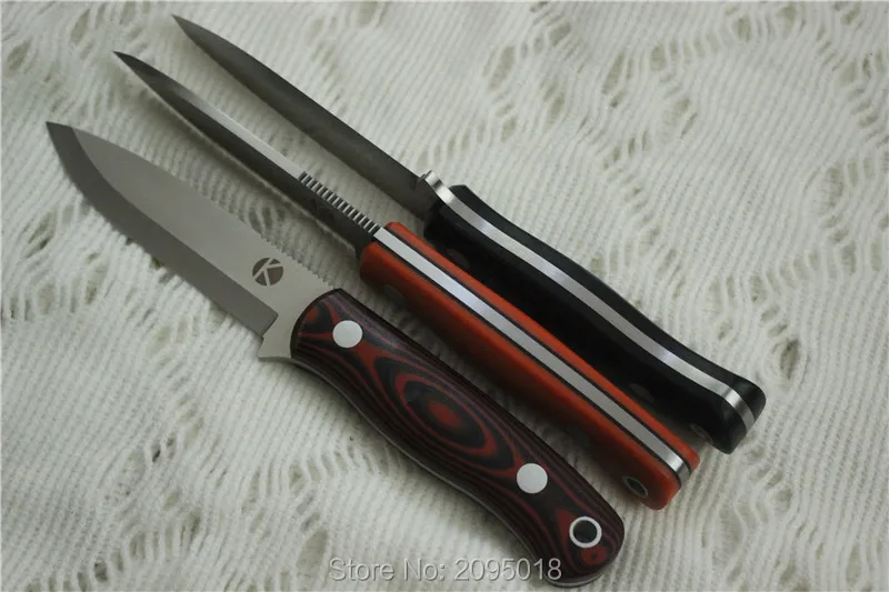 Опт, розница, подарки Открытый охотничий нож, материал лезвия D2, G10 Материал ручки, инструмент для альпинизма на открытом воздухе