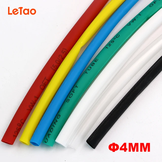 1Meter/lot heat shrink tube 21 shrinkable tubing assorted 4mm cable