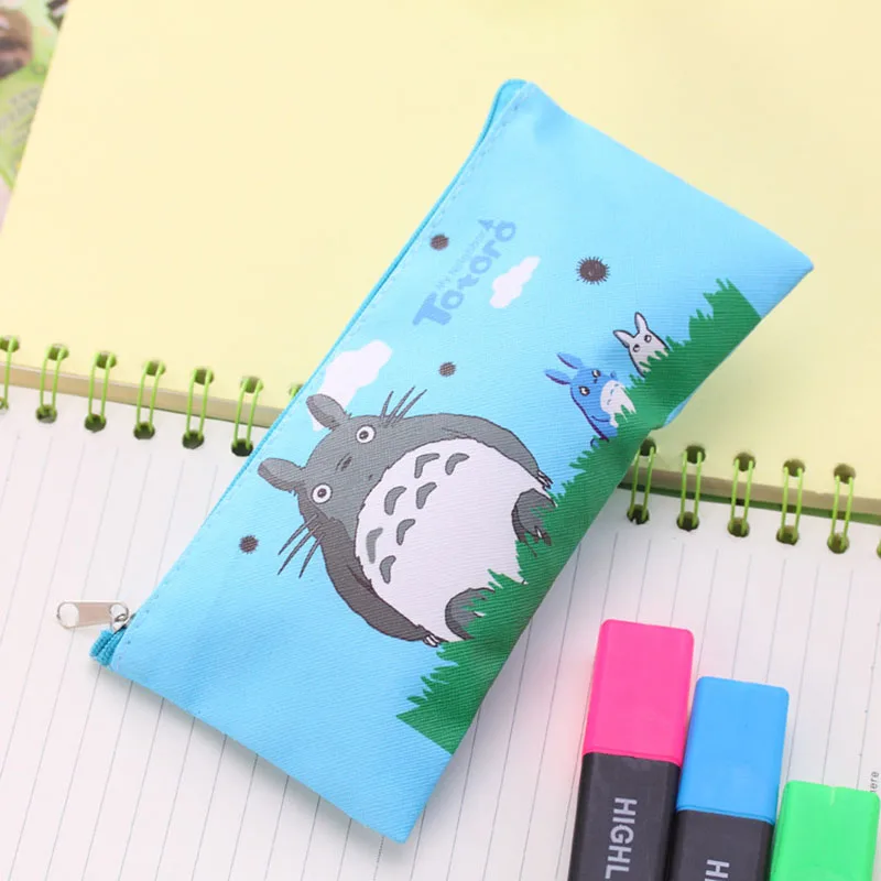 1 шт. милый пенал на молнии для девочек|pencil bag kawaii|pencil bagtotoro pencil |