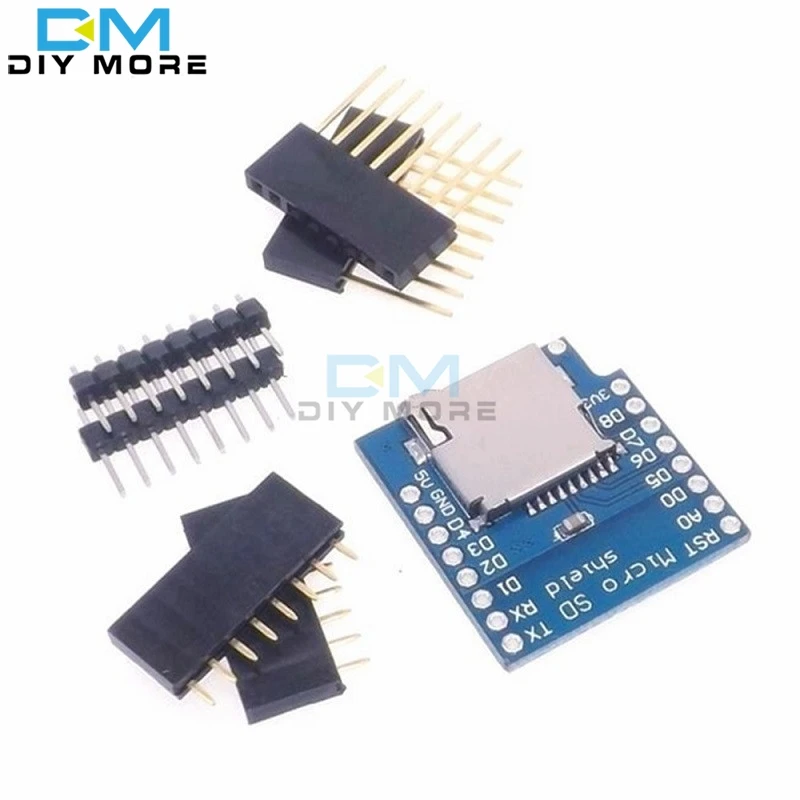 Щит для Micro SD карты WeMos D1 Mini TF WiFi ESP8266 совместимый с беспроводной модуль Arduino