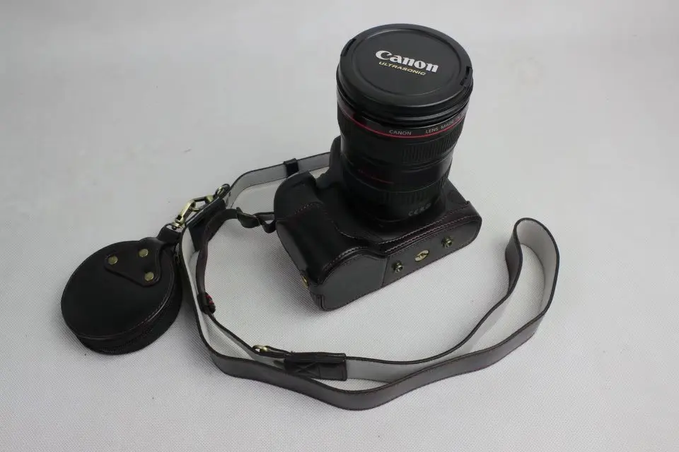 Чехол из искусственной кожи для камеры, чехол для Canon EOS 6DII 6D II 6D Mark2 MarkII с нижним отверстием батареи