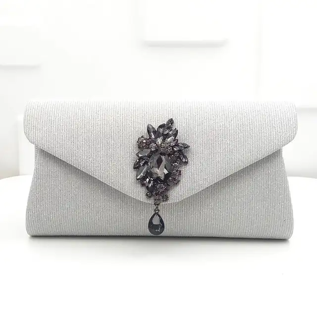 Muling Women Light Envelop Clutch Bag Ladies Fashion Evening Bags