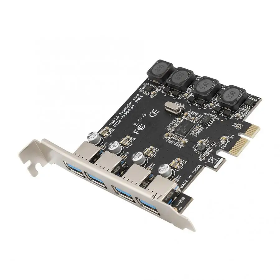 4 Порты и разъёмы PCI-E на USB3.0 карты расширения адаптер nec720201 основной Кристалл скорость передачи: 5 Гбит/с