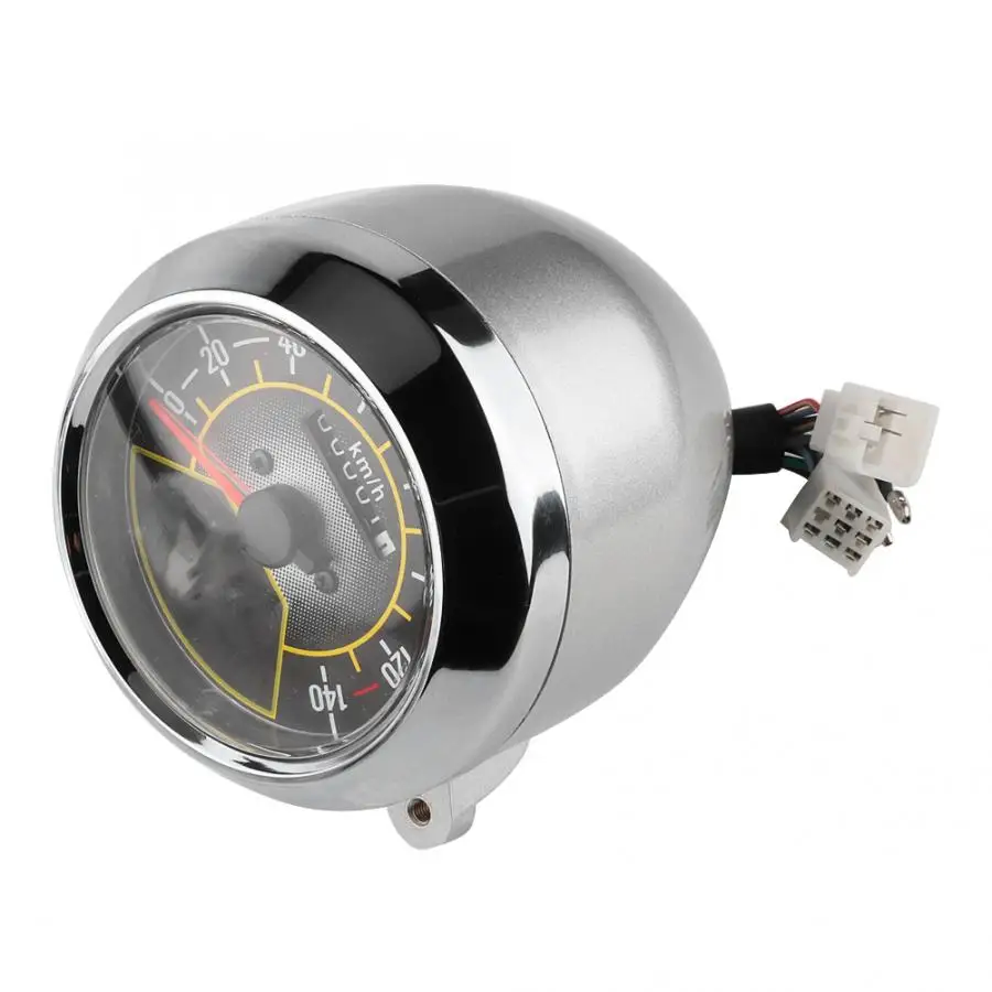 

Motorcycle speedometer Motorcycle Round Speedometer Odometer LED Indicator Dashboard Motorcycle Parts