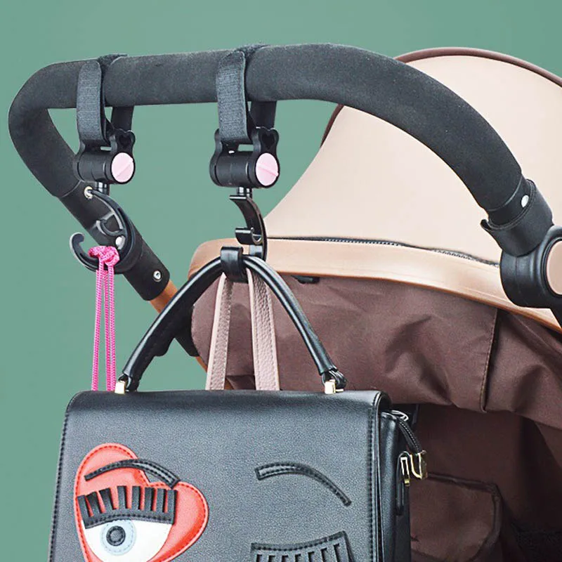 

1pcs Baby Hanger Baby Bag Stroller Stroller Rotating 360 Degree Baby Car Seat Accessories Cart Organizer
