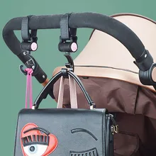 Colgador para cochecito de bebé, bolsa giratoria de 360 grados, accesorios para asiento de bebé, organizador de carrito, 1 ud.
