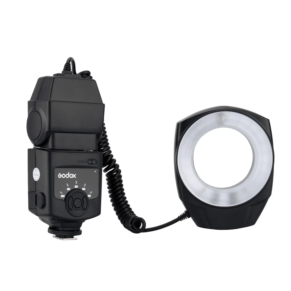 Godox ML-150 Кольцевая вспышка для макросъемки с 6 кольцами-адаптерами для объектива для цифровых зеркальных камер Canon Nikon Pentax Olympus