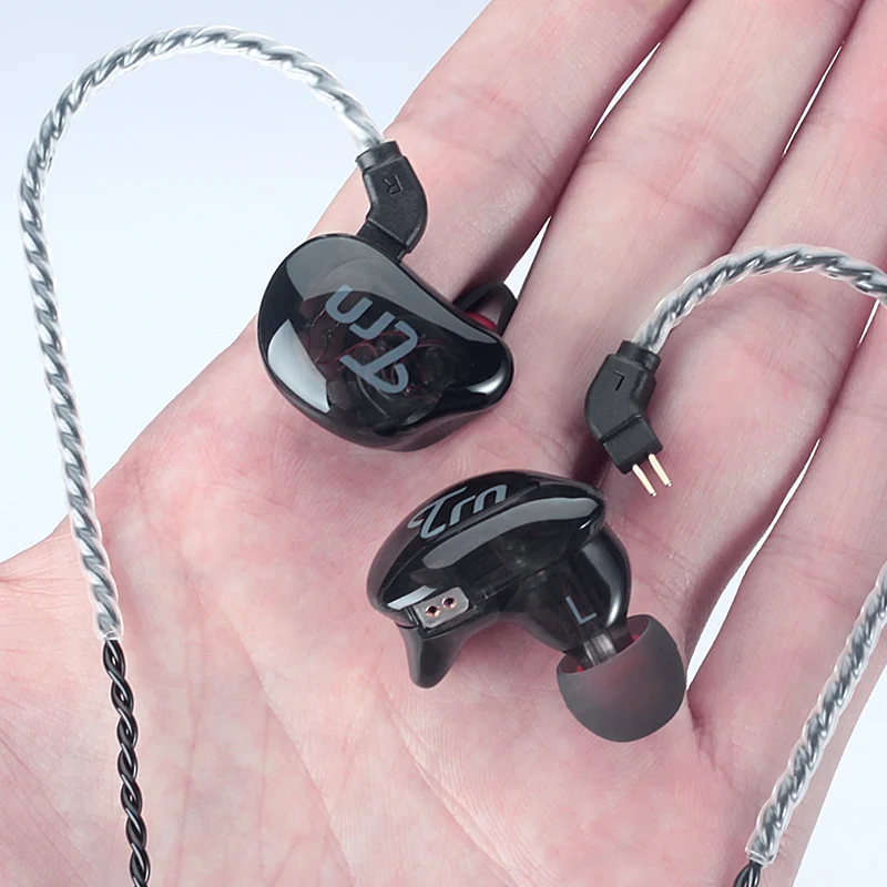 TRN V10 2BA+2DD Hybrid In Ear Earphone HIFI Monito Running Sport