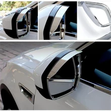 Yimaautotrims Outside Rearview Mirror Rain Shade Rainproof Blades Cover Trim Fit For Jaguar E-pace E pace 2018 2019 ABS Chrome цена Yimaautotrims Outside Rearview Mirror Rain Shade Rainproof Blades Cover Trim Fit For Jaguar E-pace E pace 2018 2019 ABS Chrome цены онлайн