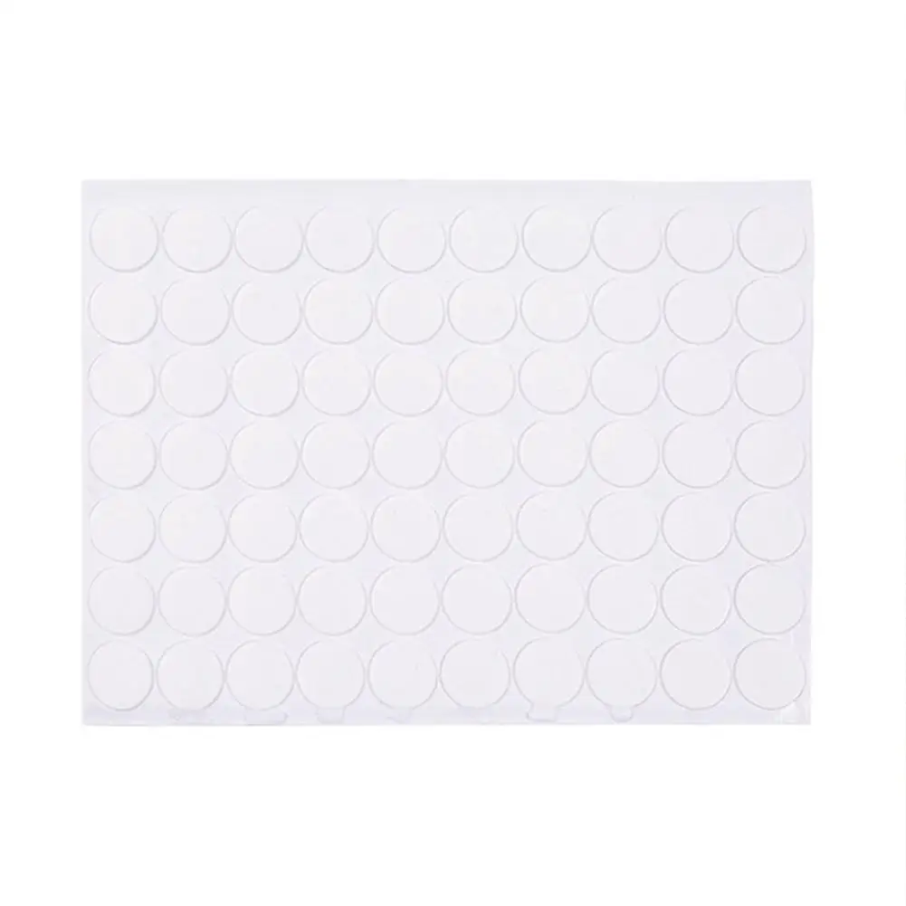 

Acrylic round seamless transparent double-sided adhesive 70 pieces Creative adhesive strong waterproof small film stickers