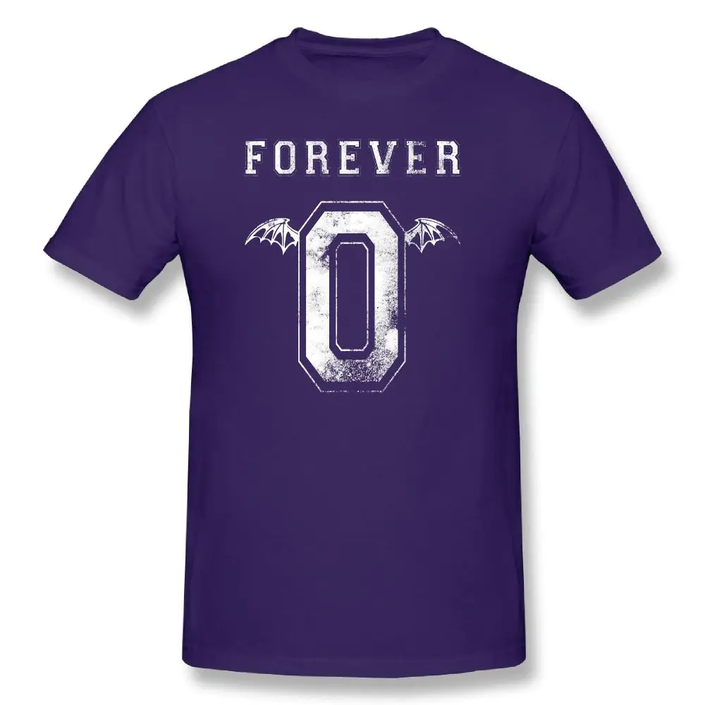 Avenged Sevenfold футболка The Rev Forever-0 мужская футболка Летняя хлопковая футболка с коротким рукавом большая футболка размера плюс 5XL 6XL - Цвет: purple