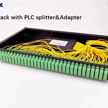 1" стойка патч-панель с 1*32 PLC сплиттер и SC/APC дуплексный адаптер 1U коробка для расторжения с ODN муфта 435*245*44 см железо Alu