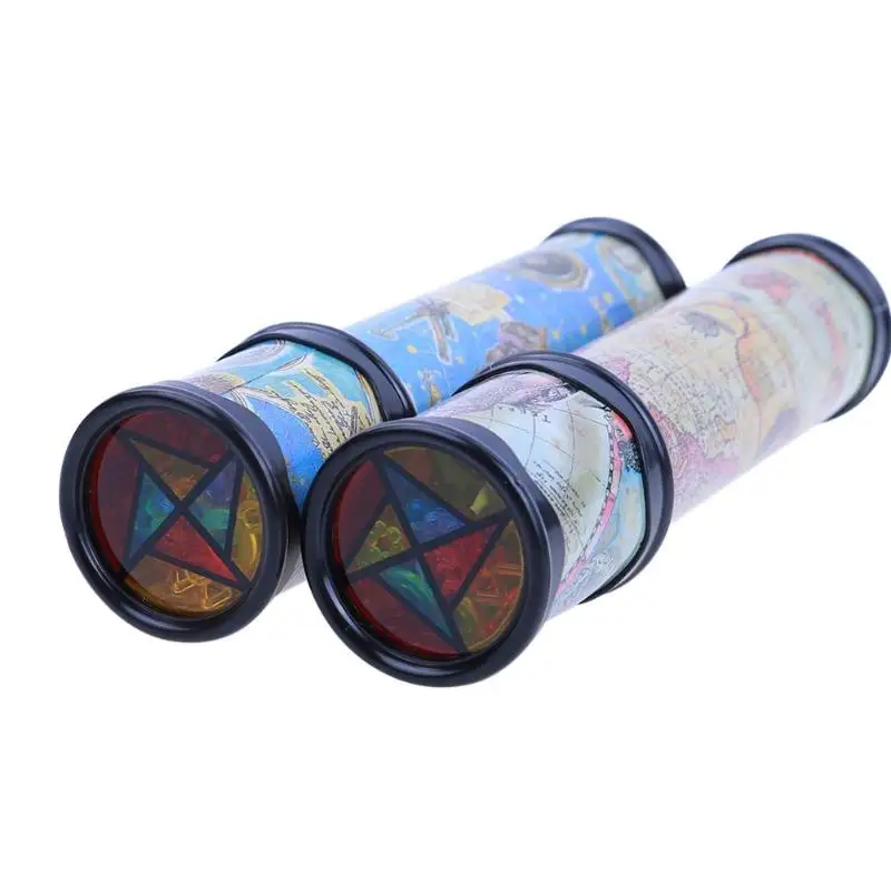 Stretchable Rotation Kaleidoscope 18CM/20CM/30CM Magic Changeful Adjustable Fancy Colored World Toys For Children Autism Kid Toy