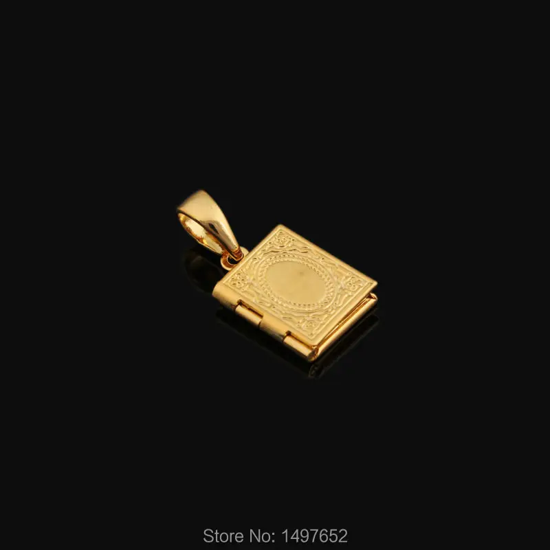 Book Locket Pendants Men 