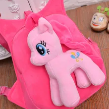 Kindergarten Children Plush Backpack Cute Soft Horse Plush Toy Preschool Baby Bag Gift for Kids 1