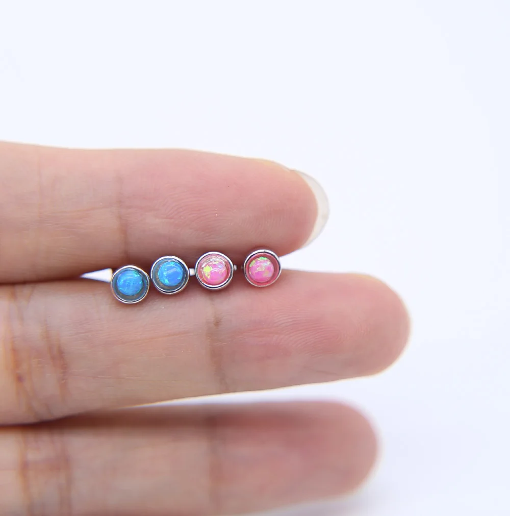 2017 Special Offer Time-limited Brincos Brinco Tiny Dots Studs 100% 925 Silver Women Little Yong Girl Gift Mini Cute Earring (8)