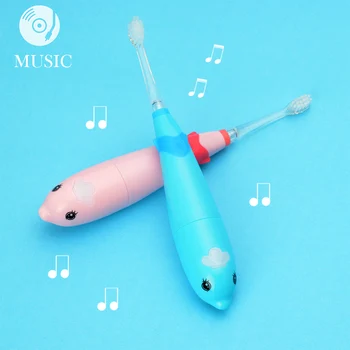 

Seago 3-6 years old Children electric toothbrush high quality Dupont teeth brush head music tooth brush sonic baby safe healthy