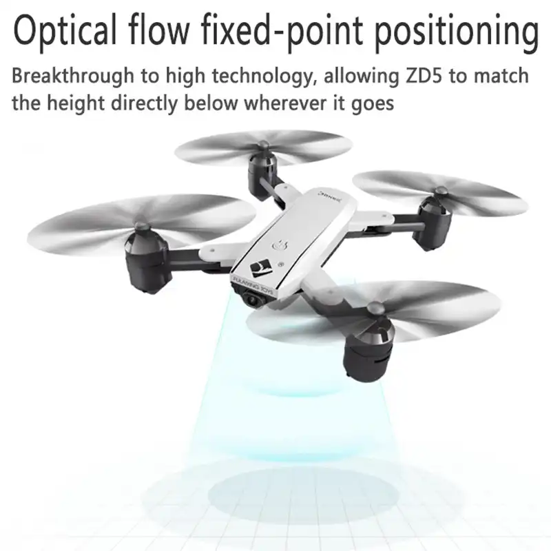 AABB-FULAIYING BRINQUEDOS Mini Rtf Rc Quadcopter Drone Com C&acirc;mera Hd de Alta Modo de Espera Wifi Fpv Dobr&aacute;vel Rc Drone, Zd-5