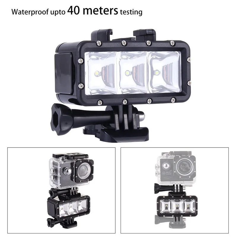 New Underwater Diving Light High Power Dimmable Camera Waterproof LED