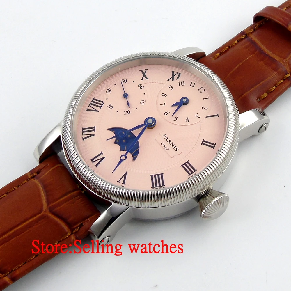 Часы мужские механические с кожаным ремешком 43 мм|watch leather strap|watch leatherwatch men |