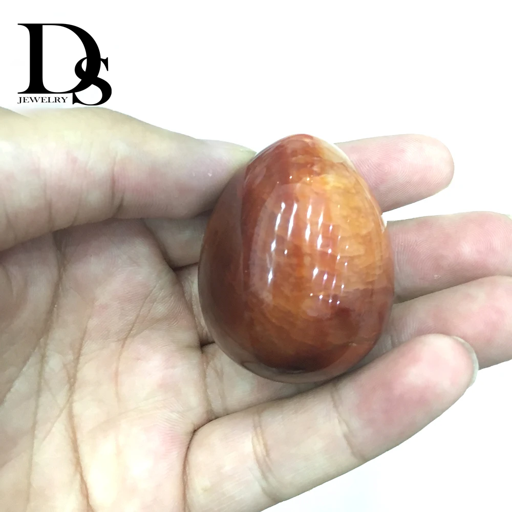 Натуральный красный сердолик иони яйцо Кристалл кварц Агат образец вагинальный шар для йоги медитации массаж подарки украшение дома