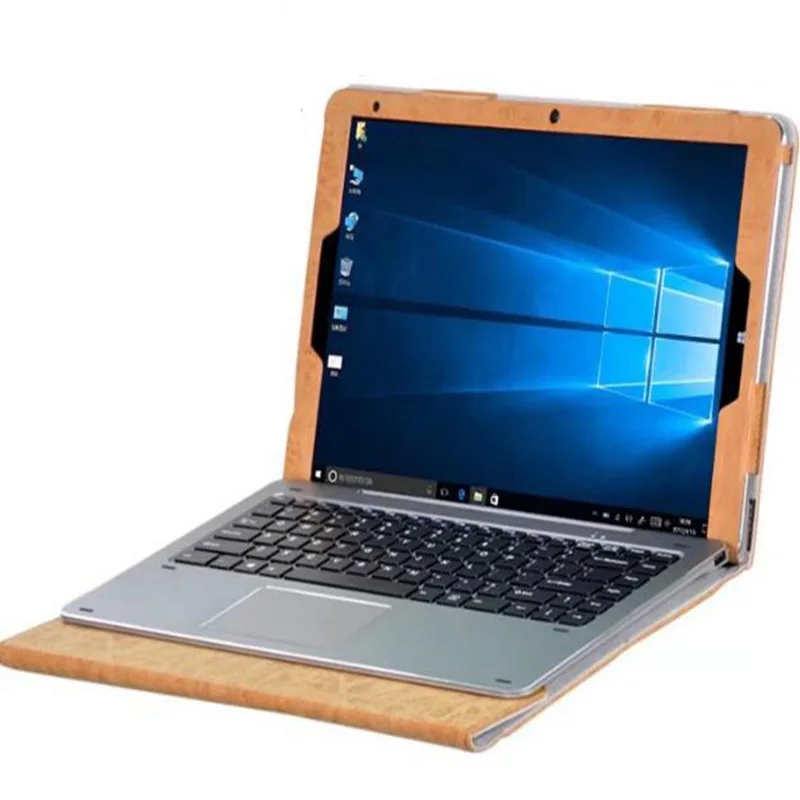 Enzi Folio Stand PU Leather Keyboard Case Cover For Chuwi Hi13 Tablet