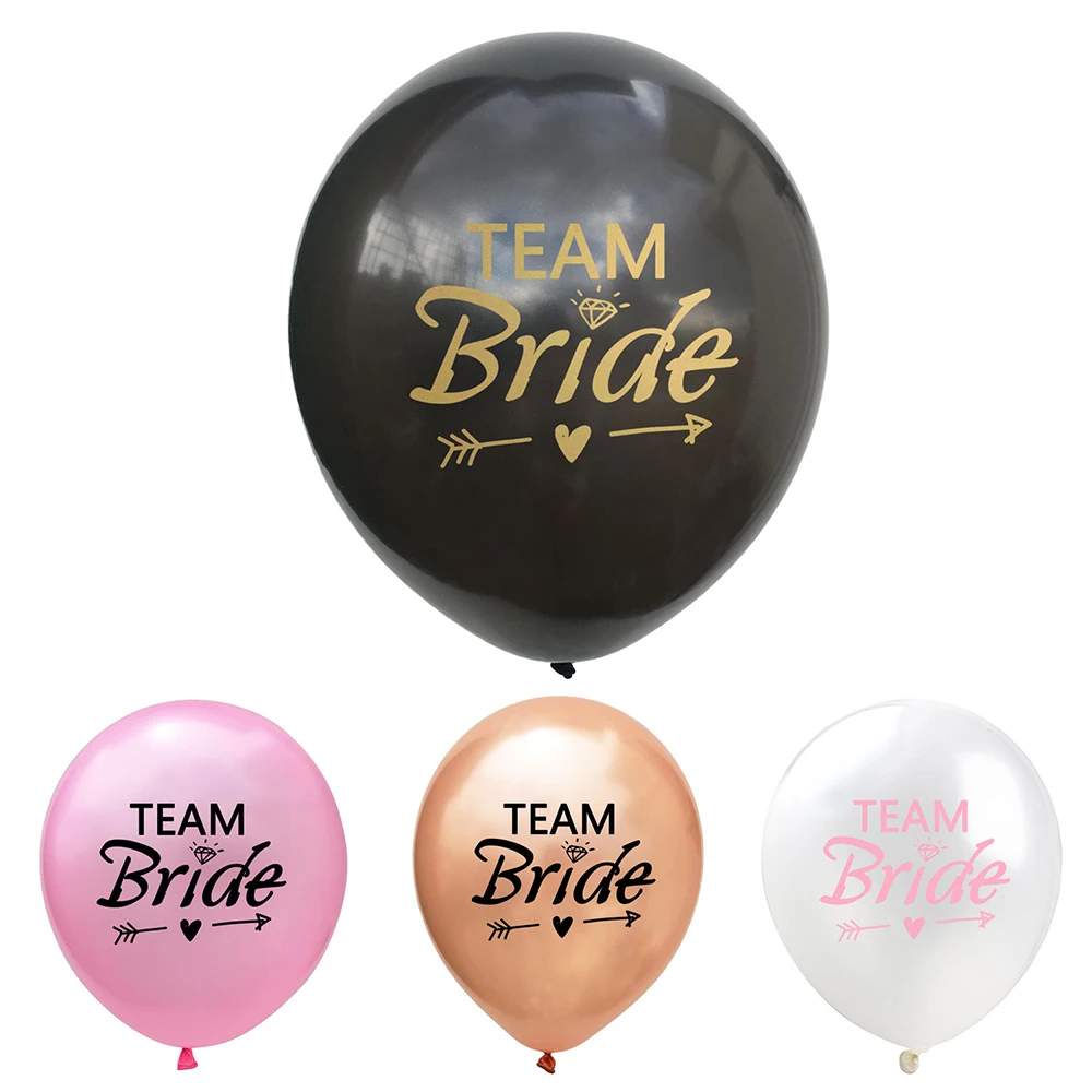 Wedding Party Bride To Be Latex Balloon Confetti Baloon Set Hen Night Bachelorette Party Decorations Team Bridal Shower PAT67 (1)