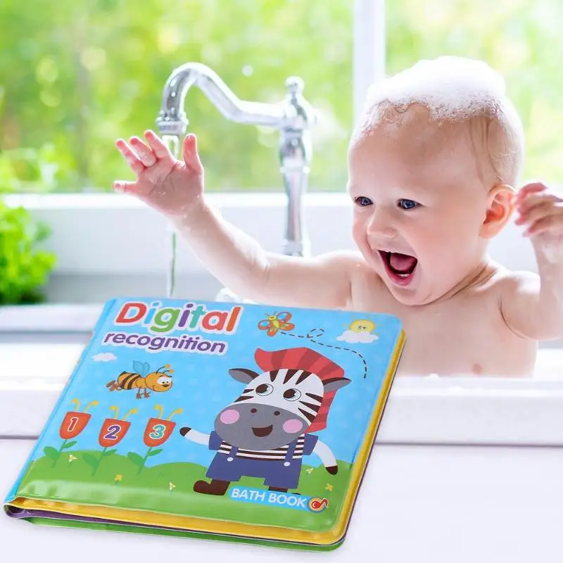 Сопротивление разрыву Детские Игрушки для ванны познавательная книга плавающая Развивающая игра детские игрушки подарок водонепроницаемые игрушки для ванной для детей