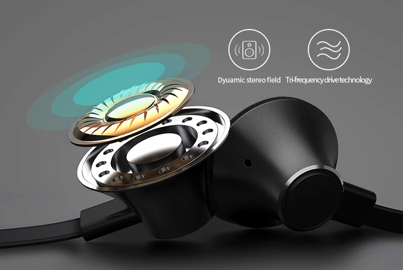 Picun H12 Bluetooth наушники IPX5 водонепроницаемые спортивные беспроводные наушники для бега с магнитным дизайном шейные наушники для смартфона