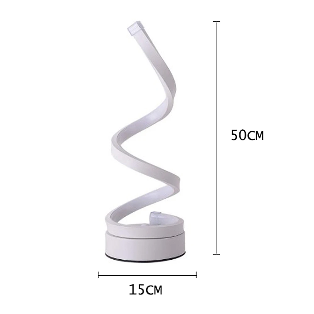  Modern 20W LED Table Lamp for Home Bedroom Reading Desk Light Bedside Lamp Study Eye Protect US/EU 