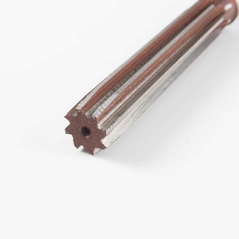 one piece 10 11 12 13 14 15 16 17 18 19 20mm straight shank hand reamer 6Flute precision  H8 reamer milling cuter tool 2