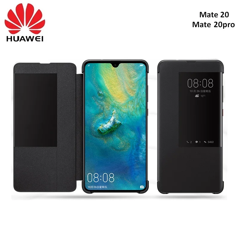 

Original Huawei smart window holster Flip Case Cover Leather Phone Case For Huawei Mate20 Huawei Mate 20 Pro