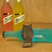 Твердая Сова открывалка для бутылок Деревенский коричневый винтажный вид открывалки для пива Бар паба таверна бармен Спортивная комната Декор домашний ресторан ретро