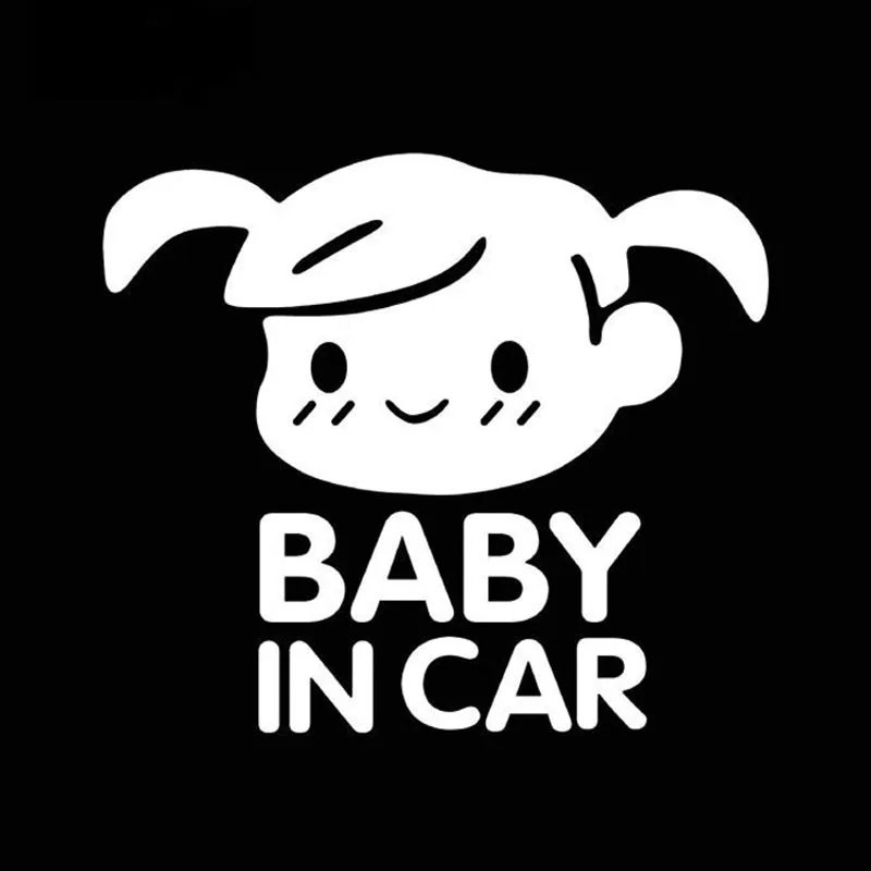 11*13CM BABY IN CAR Warning Mark Baby In The Car Baby Car Sticker