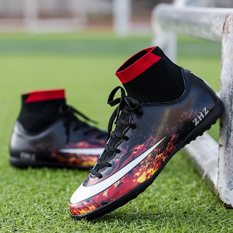 

New Arrival Men Football Boots Superfly 6 Academy VI TF CR7 Firm Court Trainers Boy Soccer Shoes Professional Sneakers