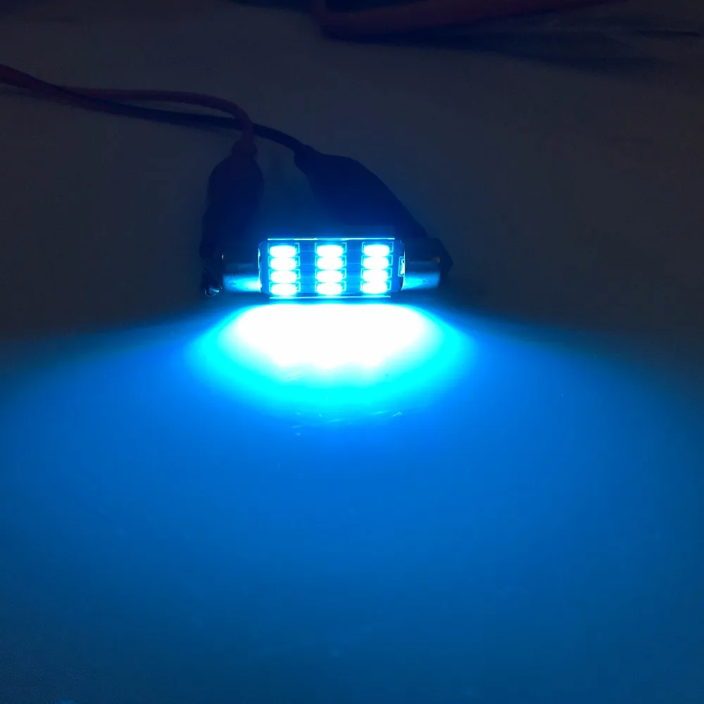 WLJH 6x Canbus Автомобильный светодиодный источник освещения 4014 SMD 31 мм 36 39 41 12 В