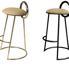 Железный барный стул скандинавский стол высокий стол табурет чайный магазин Кофейня стул корейский барный столик стул