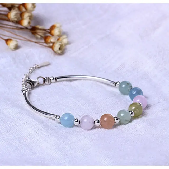 Us 9 57 35 Off 925 Sterling Silver Sweet Bracelet Cute Candy Color Quality Natural Morgan Stone Gift For Women In Bracelets Us 9 57 35 Off 925 Sterling Silver Sweet Bracelet Cute Candy Color Quality Natural Morgan Stone Gift For Women In Bracelets