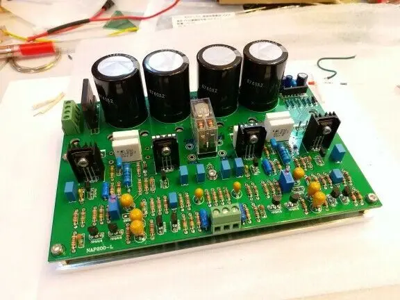 

GZLOZONE Assembeld Hifi Power Amp Board Base On NAP200 ( With Aluminum Plate) L14-18