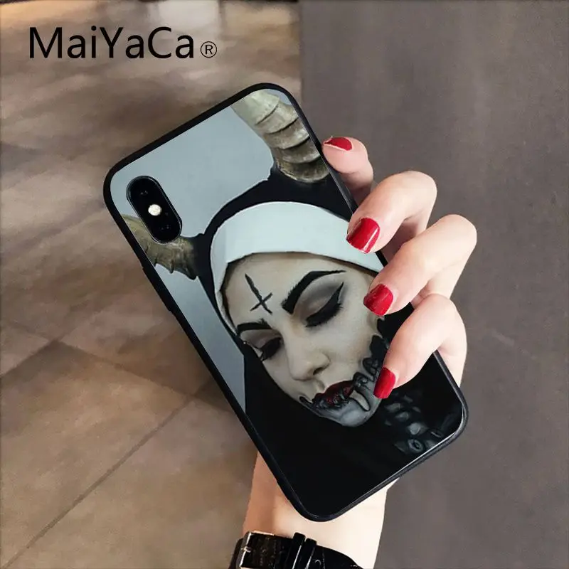 MaiYaCa Sister nun Custom Photo мягкий чехол для iPhone X XS MAX 6 6S 7 7plus 8 8Plus 5 5S XR 10 Чехол - Цвет: A16